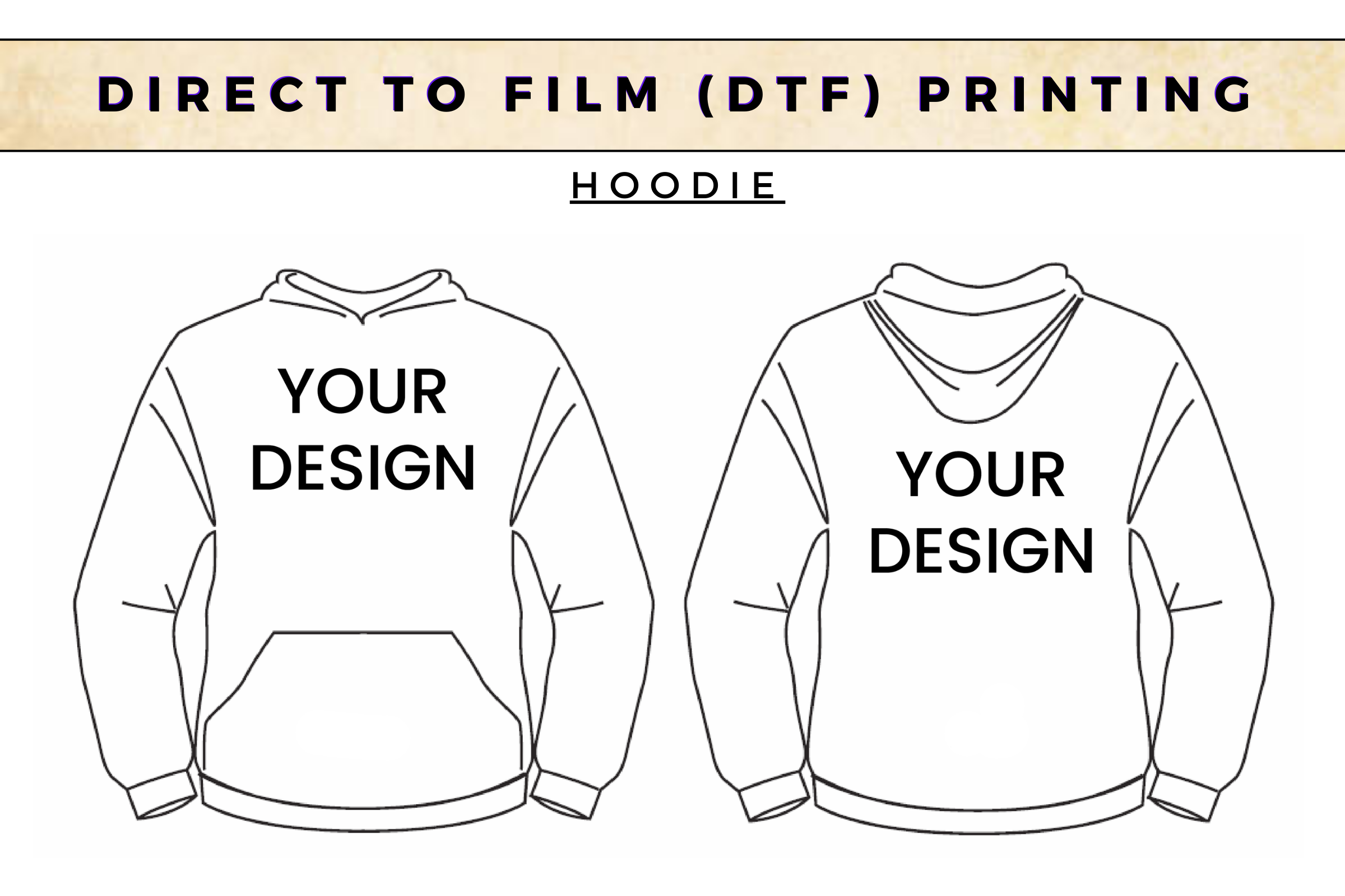 Direct To Film (DTF) Hoodie